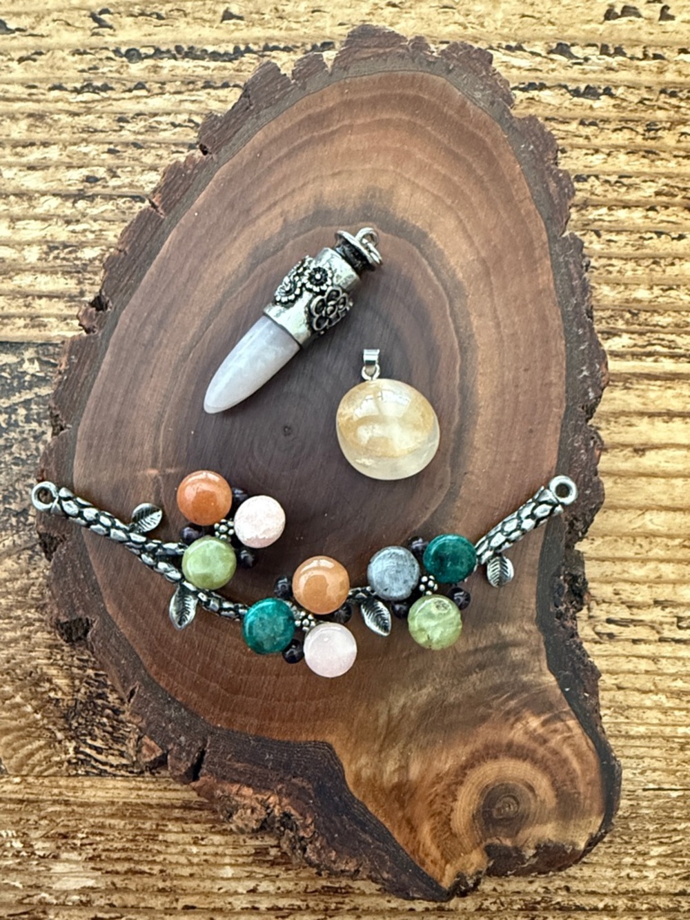 ✨Gemstone Pendants-3pcs